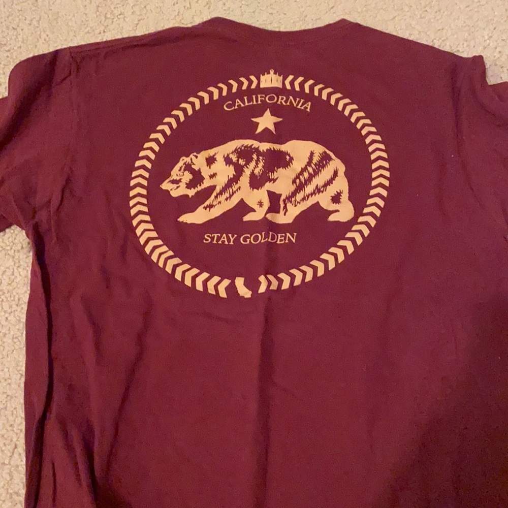 Maroon shirt